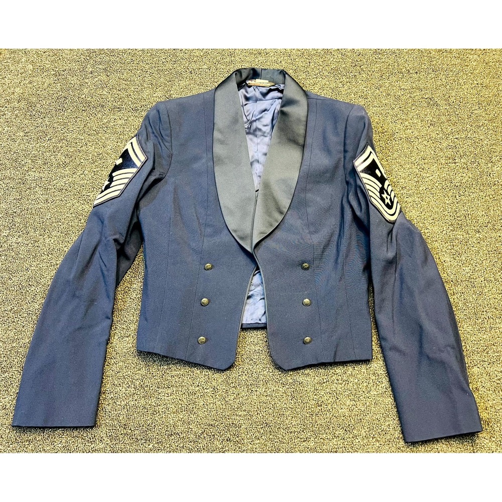 Vtg Patriot Styled by Weintraub Bros. Co Mess Dress Jacket Womens 14 Reg USAF